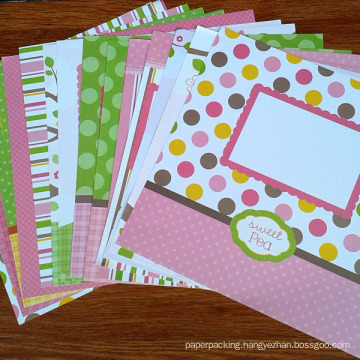 High Quality Custom Scrapbooking Paper Designs Pattern Paper Pack